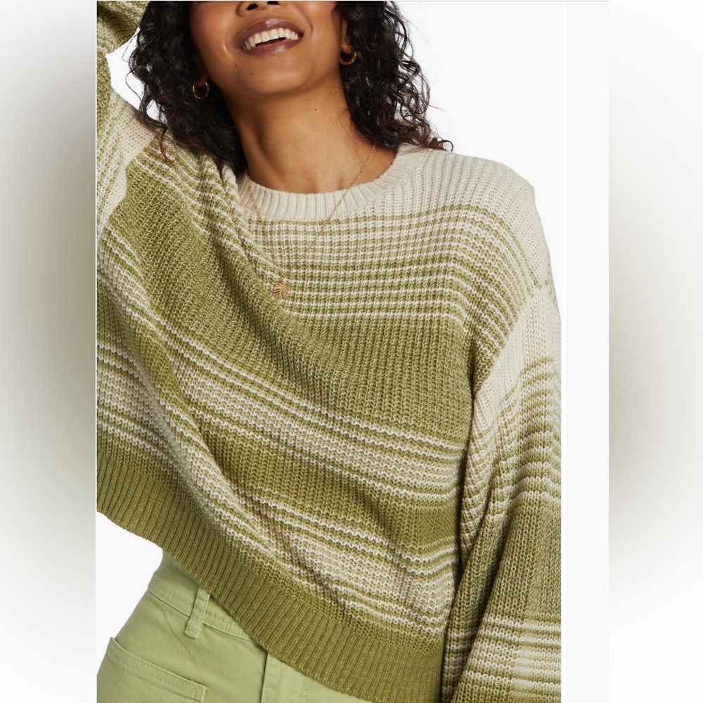 Billabong Strip Sweater Sz Large